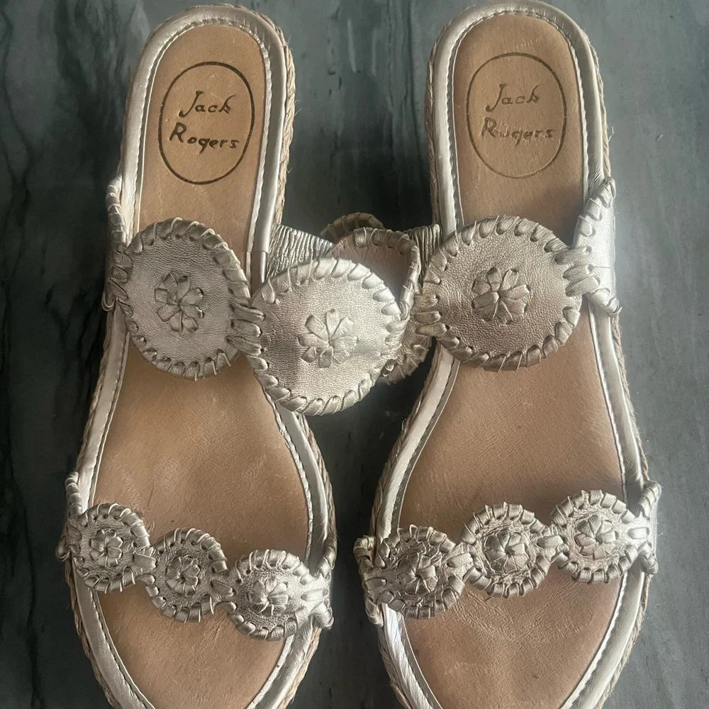 Jack Rogers wedge slides